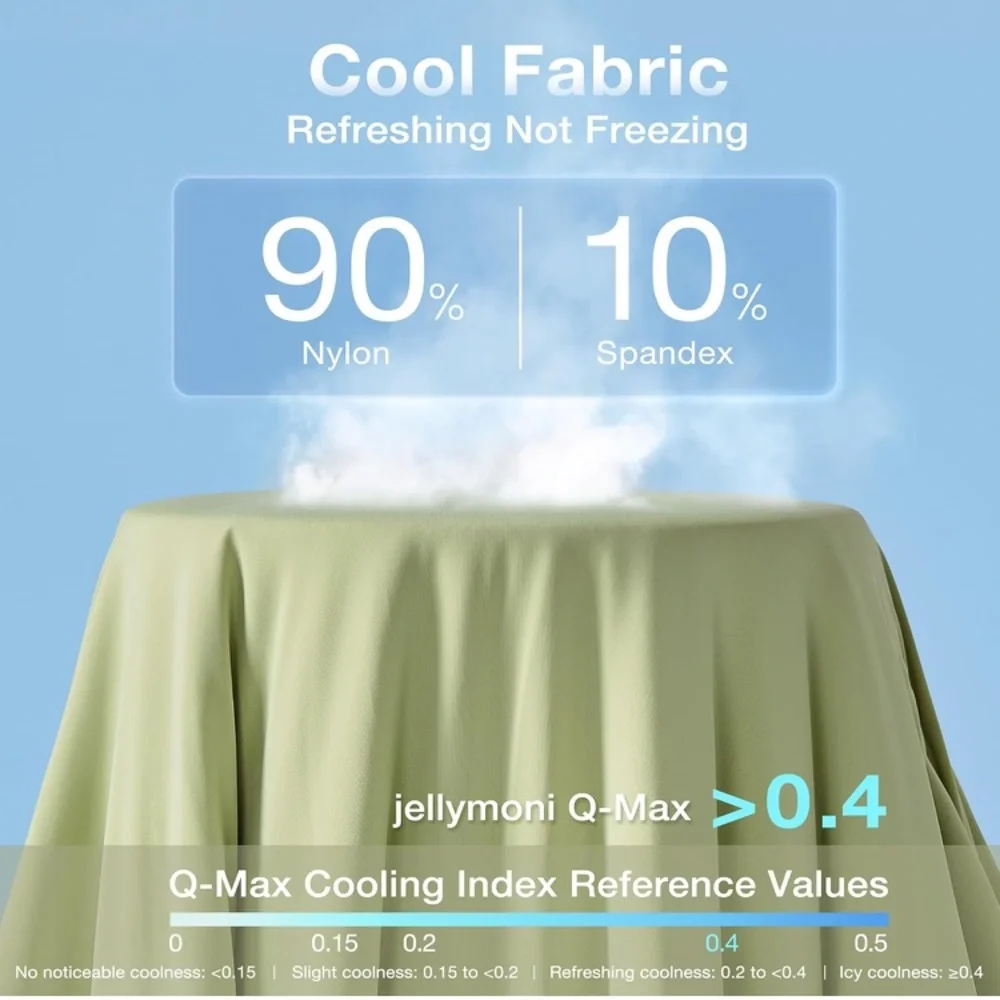 JELLYMONI Cooling Comforter Toddler Size Throw, Double-Sided Cool Tech. New